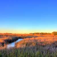 Winding River at San Jacinto Monument, Texas