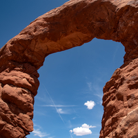 Big Arch Hole and blue sky