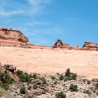 Delicate Arch in the Desert