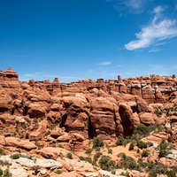 Fire Furnace formations in Arches National Park