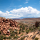 Fire Furnace Landscape in the Desert