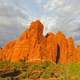 Rock and Hill Formations under clouds at Arches National Park