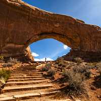 Steps and Stairs under the Arch