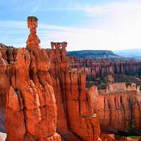 Thor's Hammer Rock Formation in Bryce Canyon National Park, Utah
