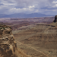 Landscape of the large canyon