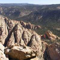 Rocky and Mountainous landscape at Box-death hollow wilderness, Utah