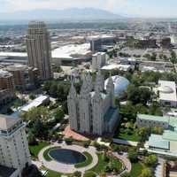 Cityscape in Salt Lake City, Utah