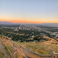 Dusk over Salt Lake City