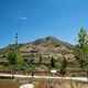 Large Mountain inside the Botanical Gardens