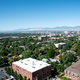 Overlook of the rooftops of Salt Lake City