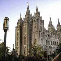 Salt Lake City Temple in Utah