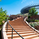 Stairway up to the pavillion