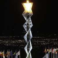 Torch of the Winter Olympic Games in Salt Lake City, Utah