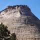 Cone stone mountain in Zion National Park, Utah