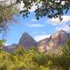 View of Zion Canyon in Zion National Park, Utah