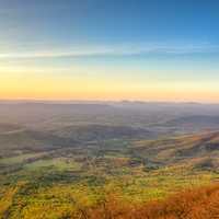 Landscapes at Dusk on the Blue Ridge Parkway