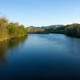 Looking upstream at the James River