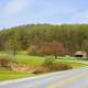 Roadway and landscapes on the Blue Ridge Parkway, Virginia