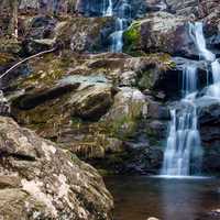 Bottom of the Upper Falls at Dark Hollow Falls in Shenandoah