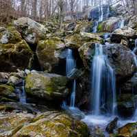 Lots of Cascading Falls at Dark Hollow Falls at Shenandoah