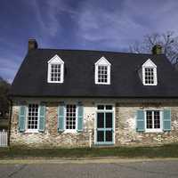 Old Colonial House in Yorktown, Virginia