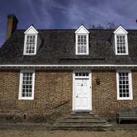 Simple Colonial House in Yorktown, Virginia