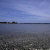 York River and Chesapeake Bay in Yorktown, Virginia