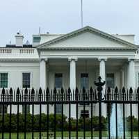 Gated White House in Washington DC