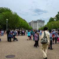 Looking down Pennsylvania Avenue in Washington DC