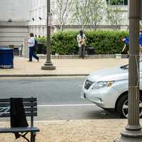 Street performer in Washington DC