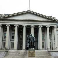 Treasury Building in Washington DC