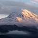 Scenic view of peak of Mount Rainier, Washington