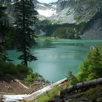 Alpine Lake on Mount Baker in Washington