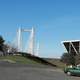 Cable Bridge, Lampson Corporate headquarters, and Tri-Cities Vietnam Memorial in Kennewick, Washington