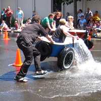 Camas Days bathtub races in Camas, Washington