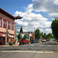 Downtown Ridgefield view in Washington