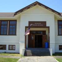 Historical Rainier school in Washington after restoration