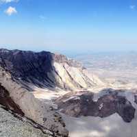 Mount St. Helens Winter View in Washington