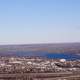 Overlook of Richland City landscape and town in Washington