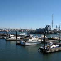 A typical fishing boat returning to the Westport Marina in Washington