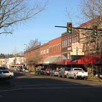 View of Downtown Longview in Washington