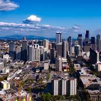 Downtown Cityscape in Seattle, Washington