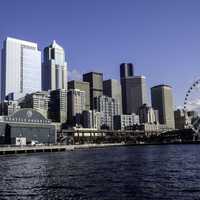 Seattle Skyline across the water in Washington