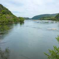 View of the River from Harper's Ferry in West Virginia