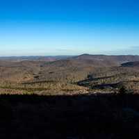 Allegheny Mountains in the Morning Light from Spruce Knob in West Virginia