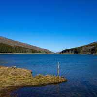 Landscape of Lake and Mountains at Spruce Knob