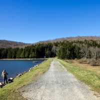 Main path on Spruce Knob Lake, West Virginia