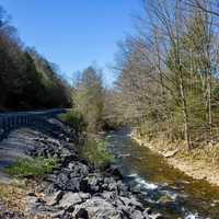 River in the Allegheny Mountains in West Virginia