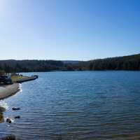 Spruce Knob Lake Shoreline in West Virginia