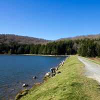 Spruce Knob Lake Side View in West Virginia